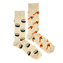 Load image into Gallery viewer, Sushi Mismatched Mens Socks
