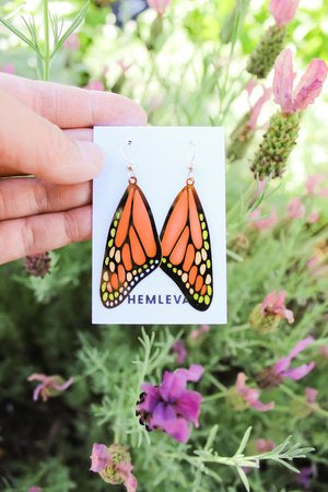 Butterfly Wings Drop Earrings