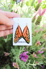 Load image into Gallery viewer, Butterfly Wings Drop Earrings
