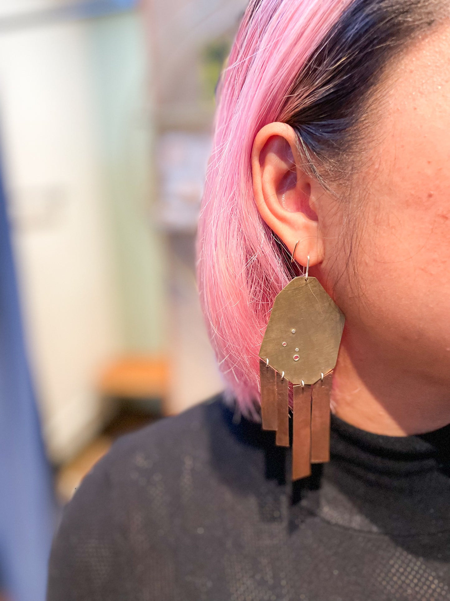 Copper Rain Earrings