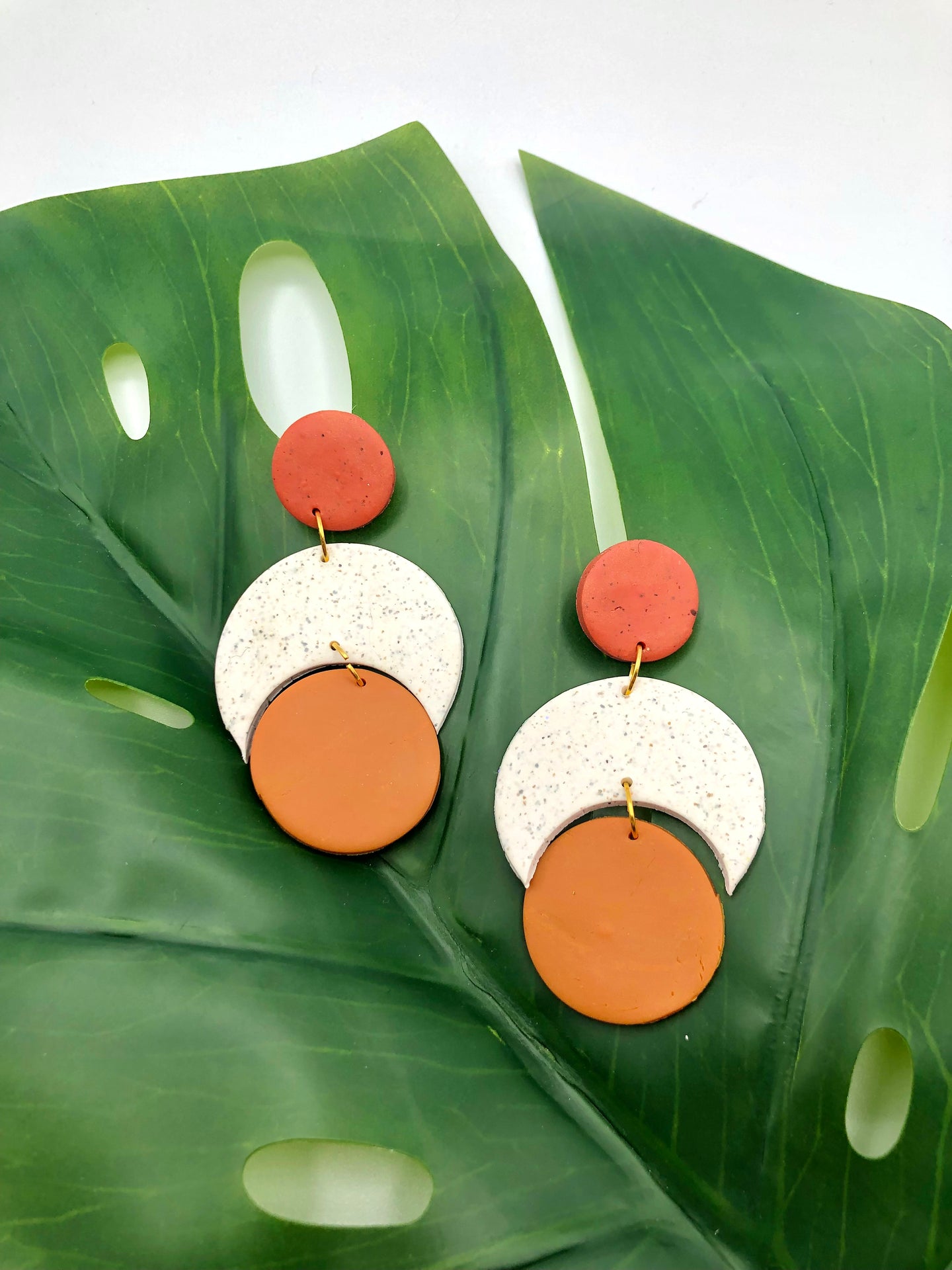 Phase Earrings - terracotta