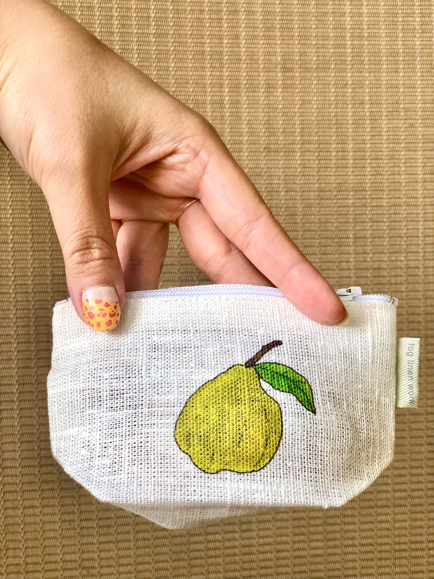 Pear Floral Pouch