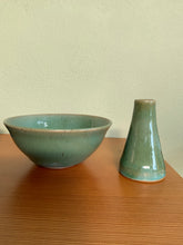 Load image into Gallery viewer, Jade Blue Bud Vase
