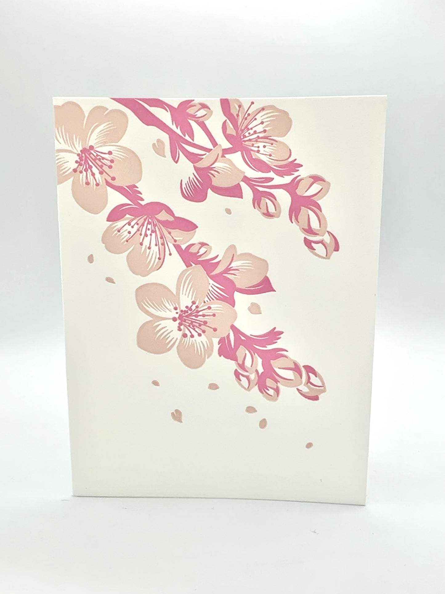 Sakura Letterpress Greeting Card