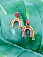 Load image into Gallery viewer, Rainbow Dot earrings
