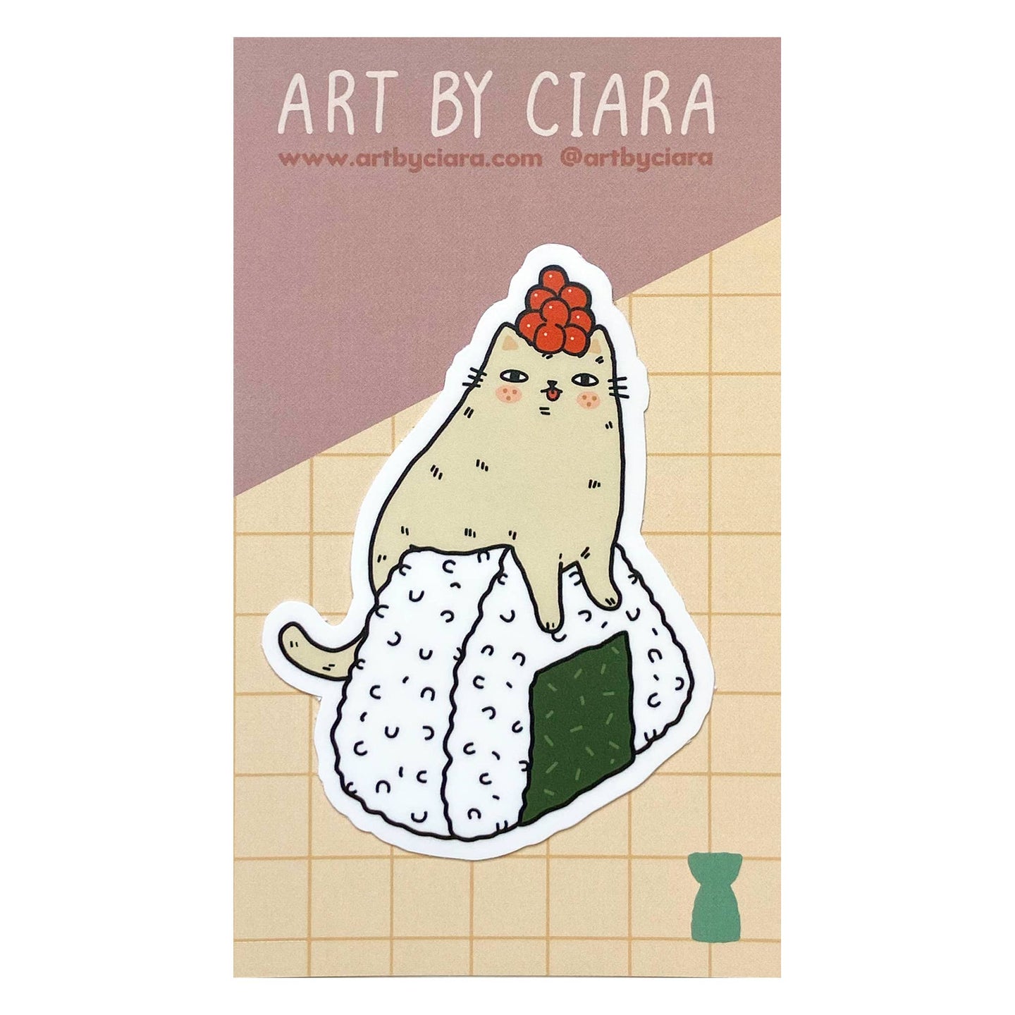 Sushi Cat Onigiri Sticker