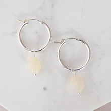 Load image into Gallery viewer, Opal XL Huggie Hoops
