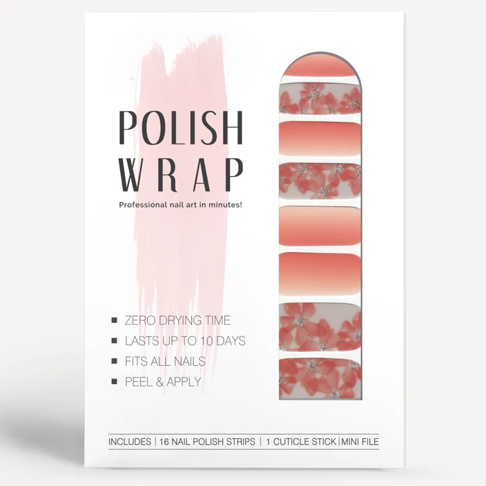 Peach Blossom Polish Wrap