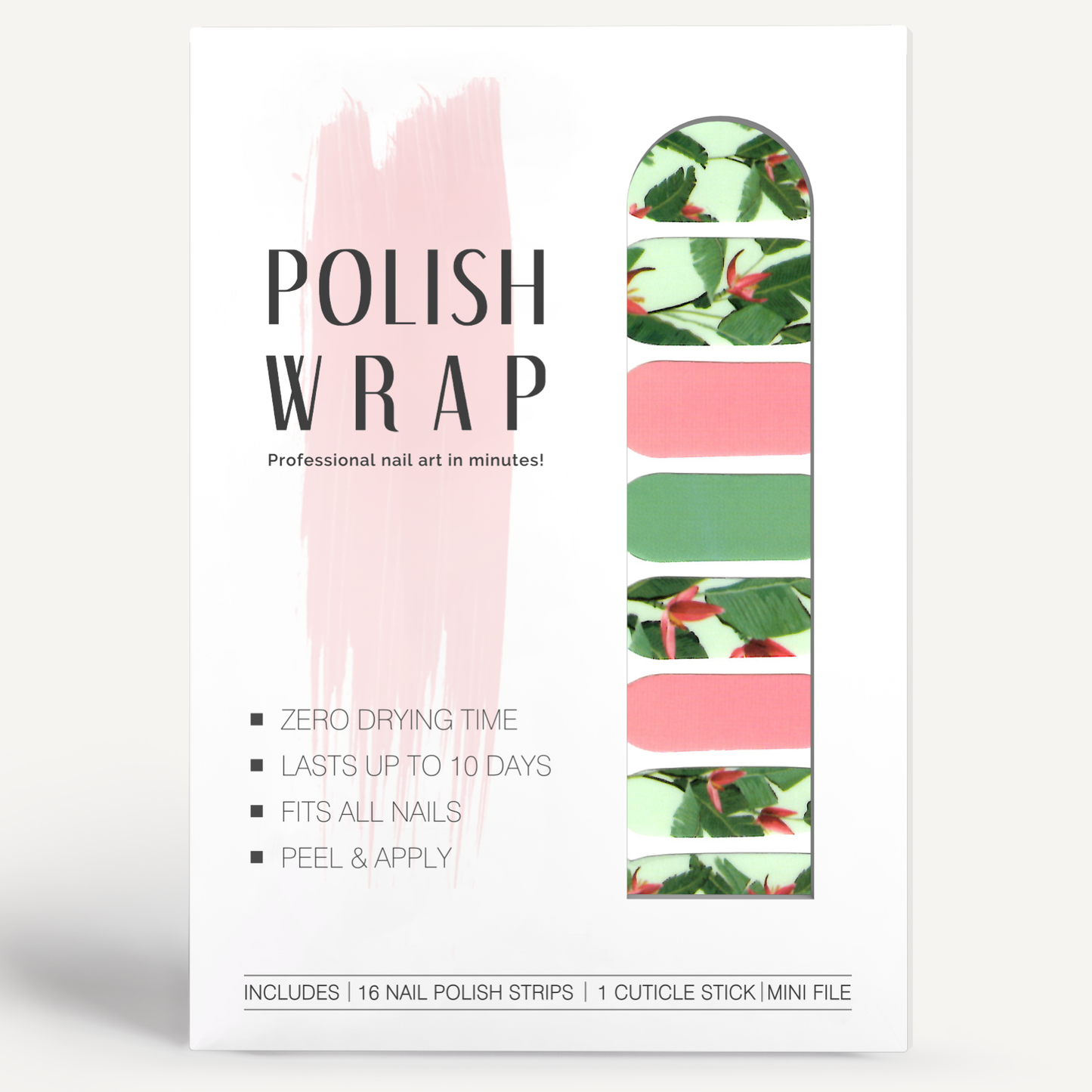 Tropical Bloom Polish Wrap
