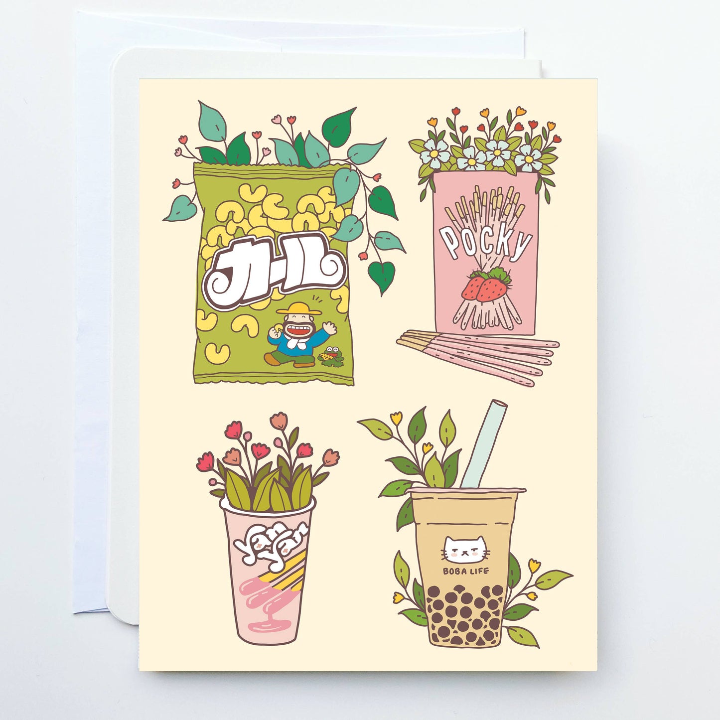 Snack Time Greeting Card