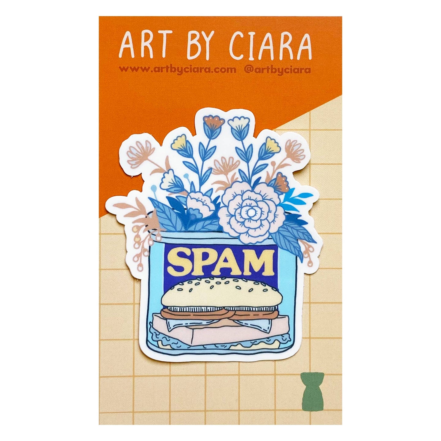 Floral Spam sticker