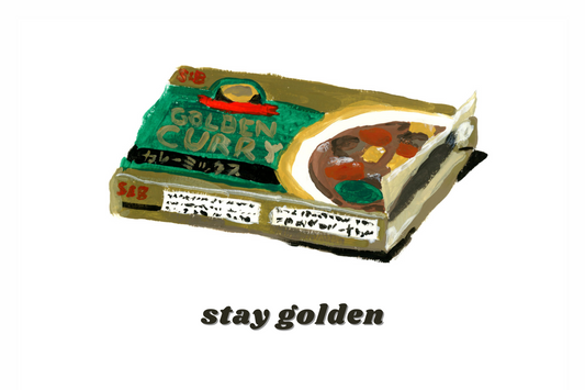 Stay Golden Curry Greeting Card
