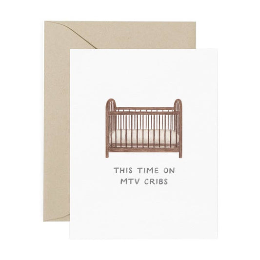 MTV Cribs New Baby Card