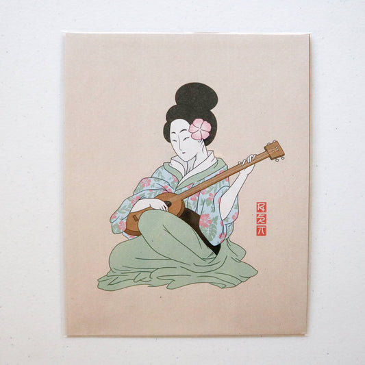 "Ukulele" Ukiyo-Today Art Print
